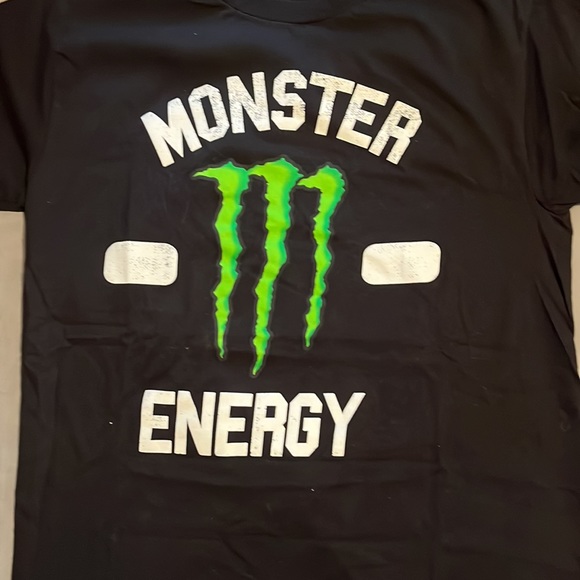 Monster energy. Black tshirt size small - Picture 2 of 3